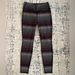 Athleta High Rise Expanse Stripe Chaturanga Leggings